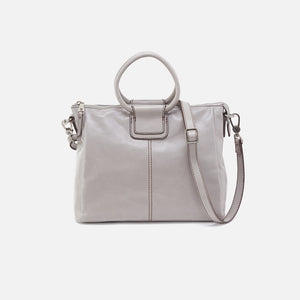 HOBO Sheila Medium Satchel in Light Grey