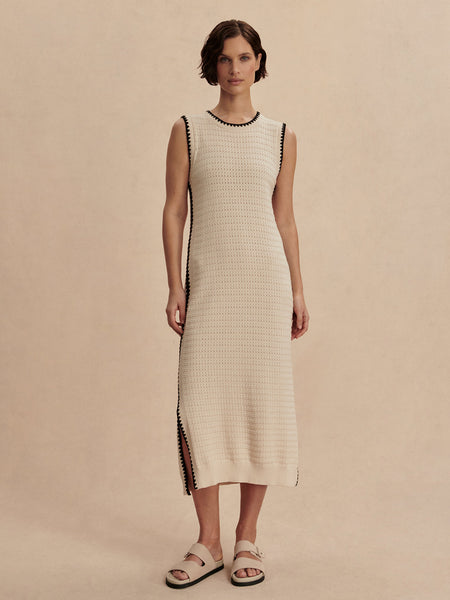 Varley Dwight Tank Midi in Birch