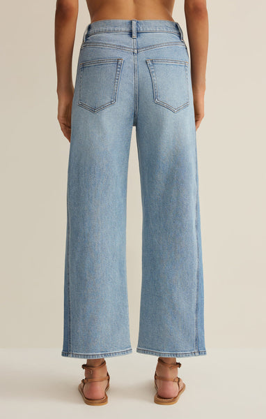 Z Supply Luna Stretch Denim Crop Pant