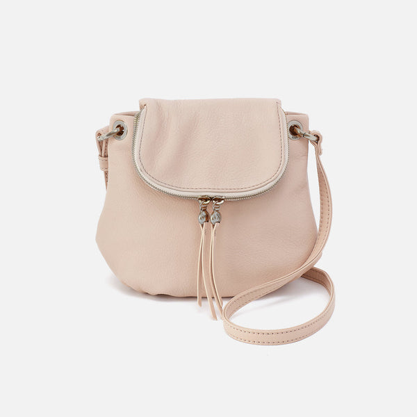 HOBO Fern Zip-Flap Crossbody Stonewash