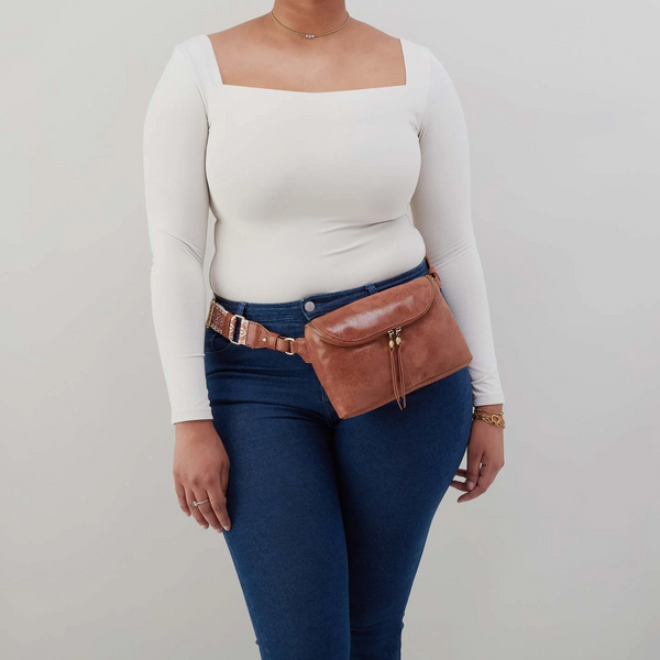Fern Large Belt Bag in Burnished Saddle