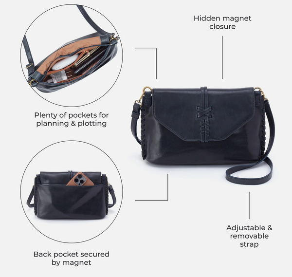 Hobo Expedition Shoulder Crossbody Navy Horizon