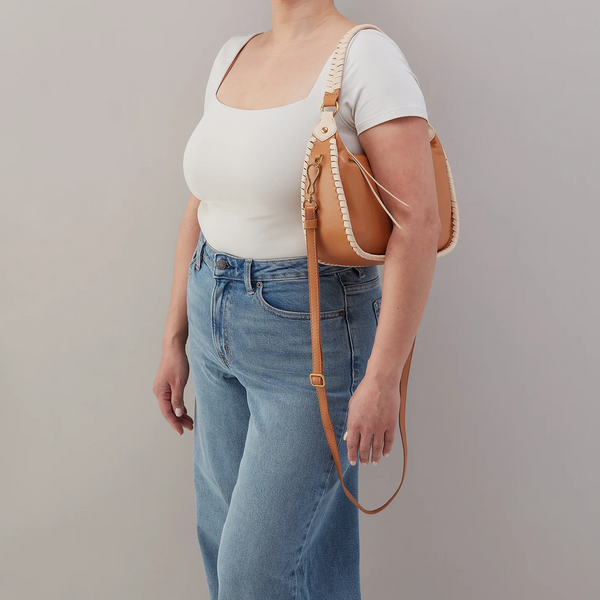 Hobo Mia Crescent Hobo in Warm Cashew