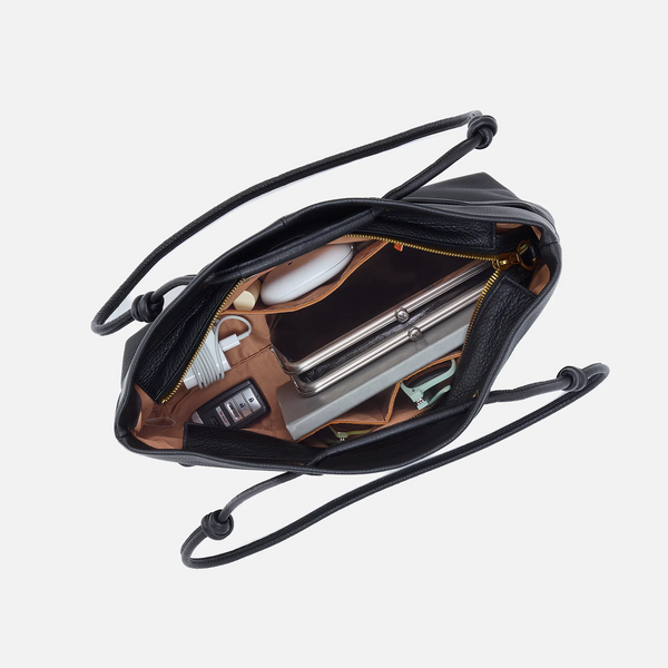 Hobo Studio Softie Tote Black Pebbled Leather