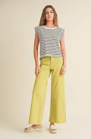 Lime Straight Leg Pants