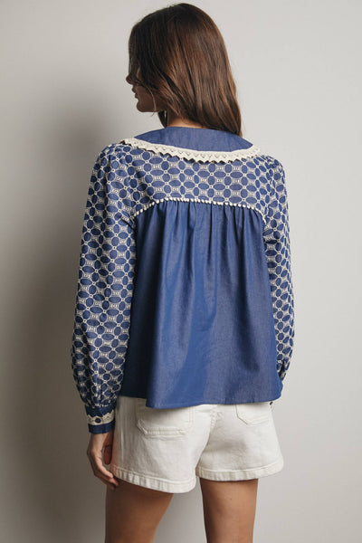 Jolene Denim Blouse