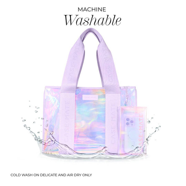 Case-Mate Soap Bubble Jelly Tote Shoulder Bag - Iridescent
