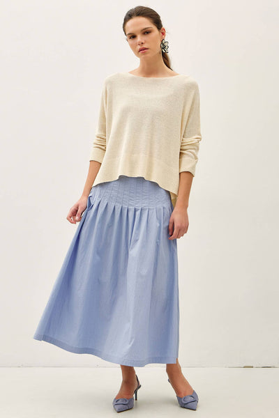 Breezy Boatneck Sweater
