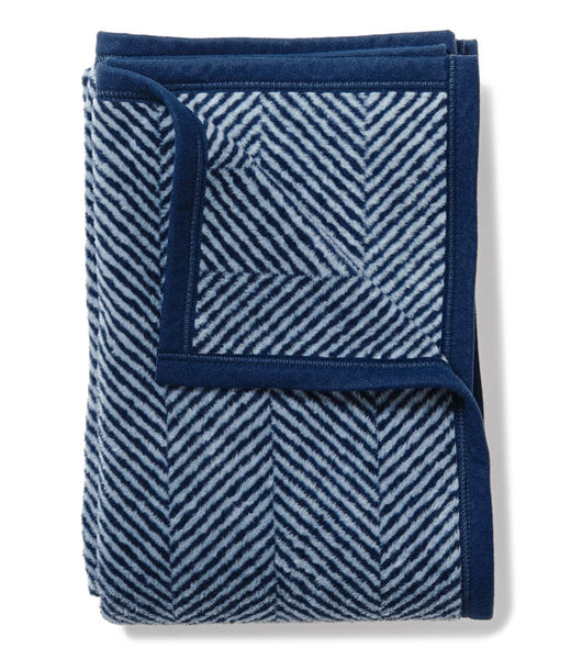 ChappyWrap - Harborview Herringbone Navy Blanket: Midi