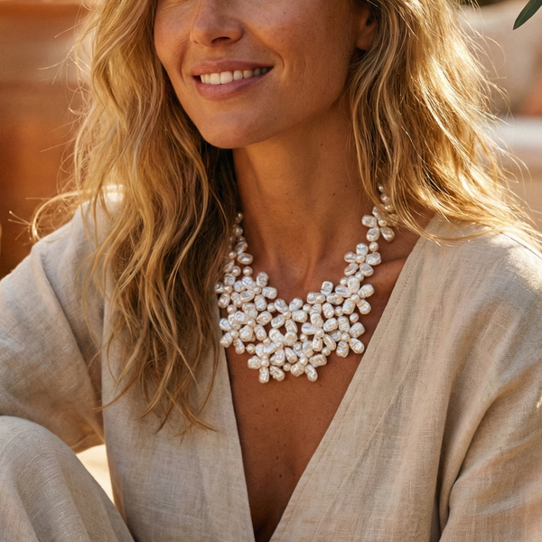 Floretta Pearl Necklace