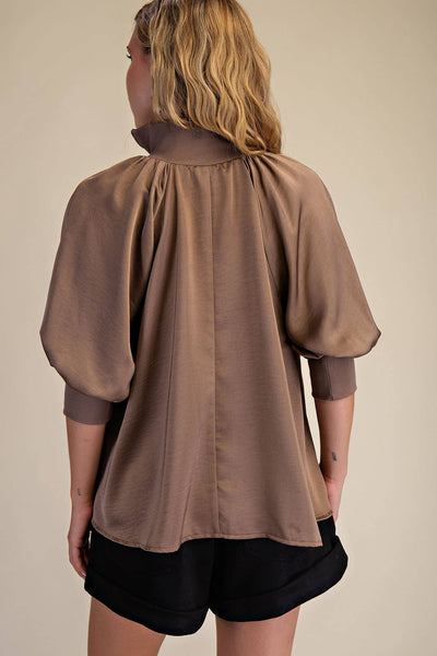 Mocha Zip Top