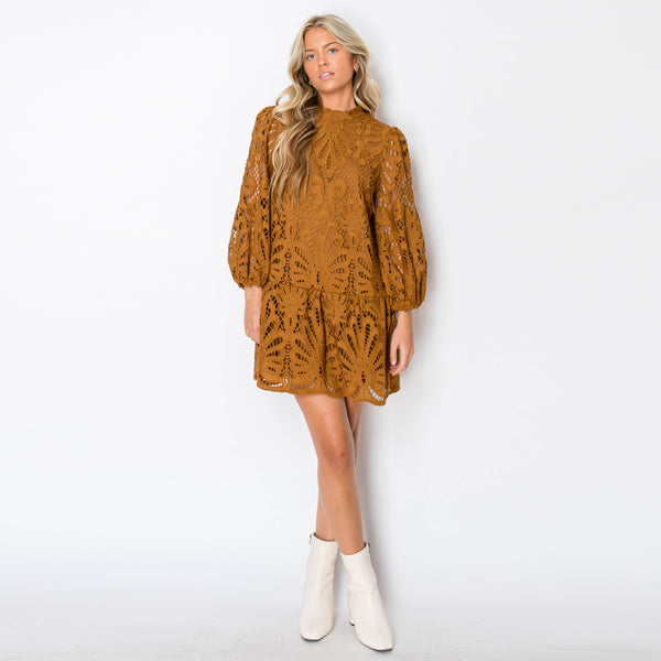 Damask Lace Dress