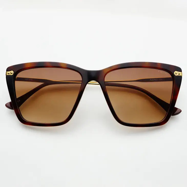 Audrey Tortoise Brown Sunglasses