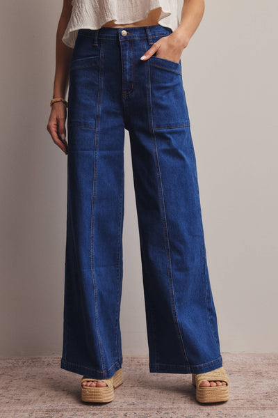 Cobalt Wide Leg Jean Arriving Friday