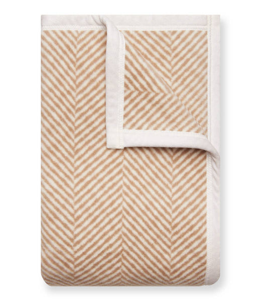ChappyWrap - Harborview Herringbone Tan Blanket: Midi