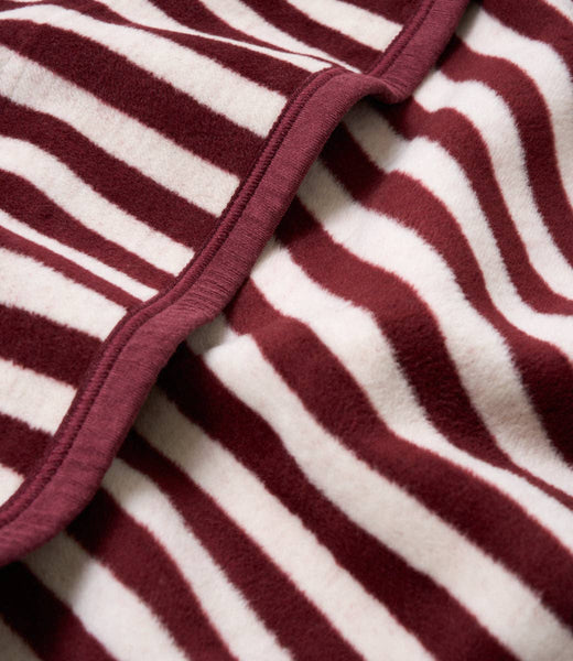ChappyWrap - Sideline Stripe Maroon Midi Blanket: Midi