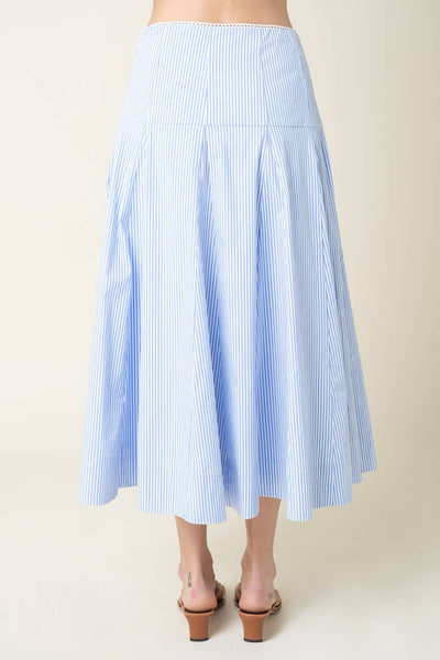 Noa Flowy Stripe Maxi Skirt