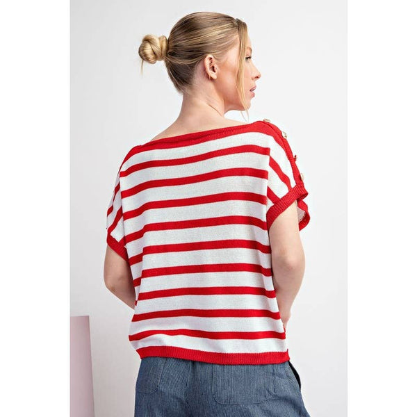 Anchors Away Top Red