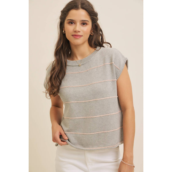 Blushing Grey Sweater