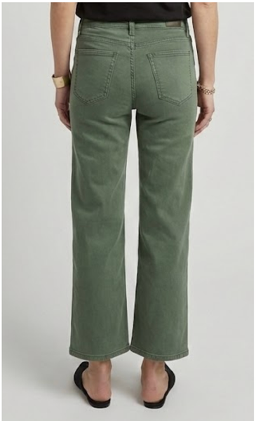 Aberdeen Crop High Rise, Olive Green