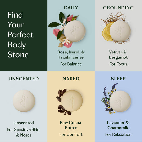 Kate McLeod - Naked Stone | Deep Moisturizing Lotion Bar: Mini