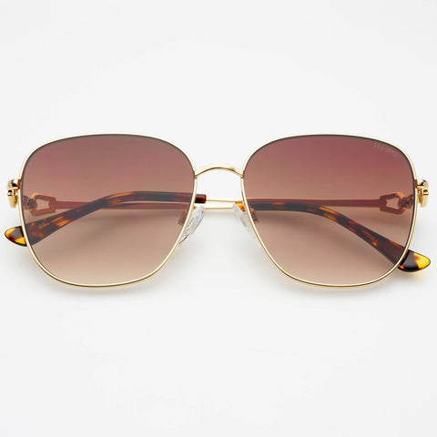 Lea Sunglasses : Gold /Brown