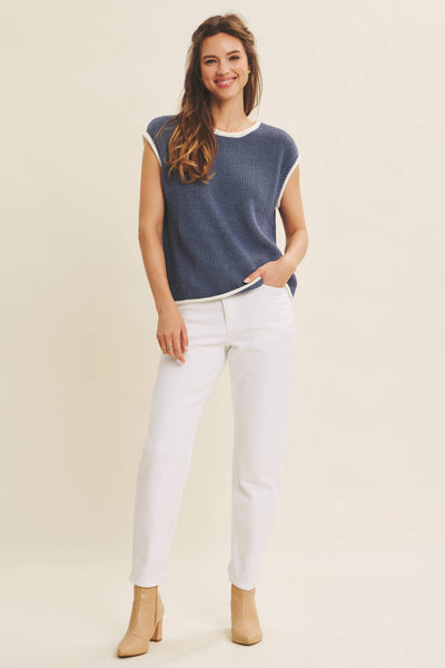 Nile Blue Sweater Vest