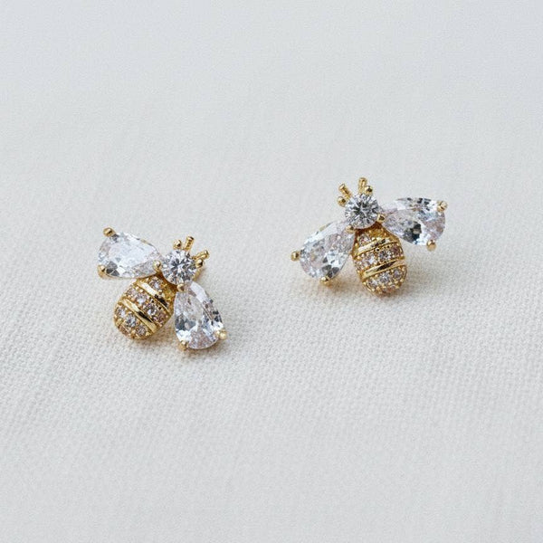 In the Clover Bee Earrings