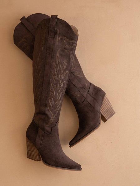The Bronco | Embroidered Cowboy Boot
