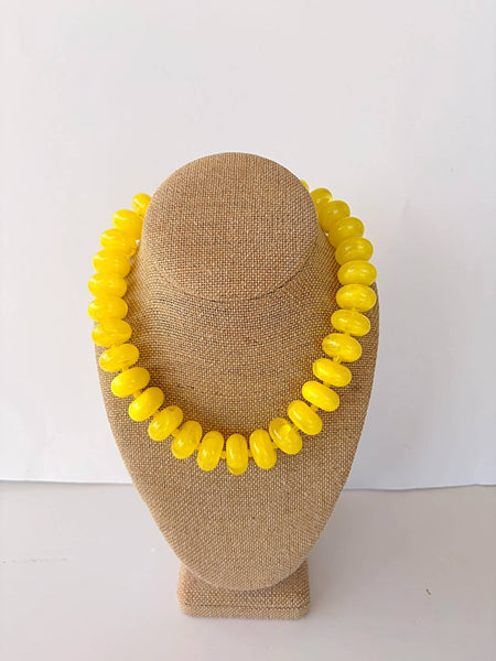 The Rory Sunshine Yellow  Necklace