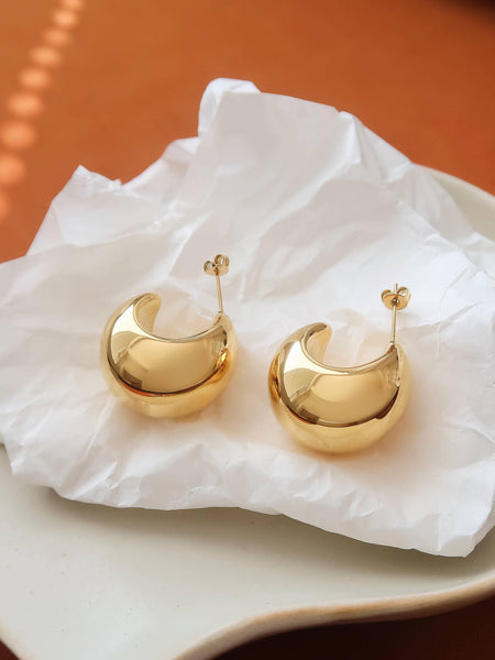 Camilley Puffy Dome Earrings