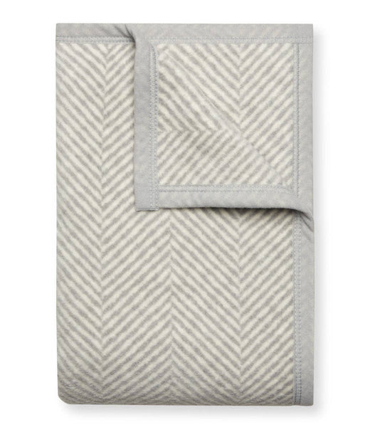 ChappyWrap - Harborview Herringbone Light Grey Blanket: Midi