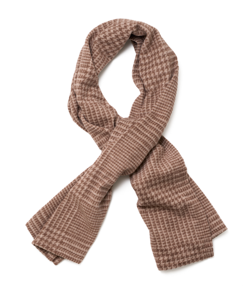 Katama Plaid Chocolate Shawl
