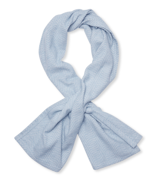 Bayside Herringbone Shawl - Fog