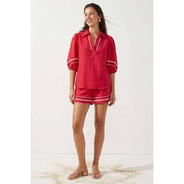 Maya Linen Blouse
