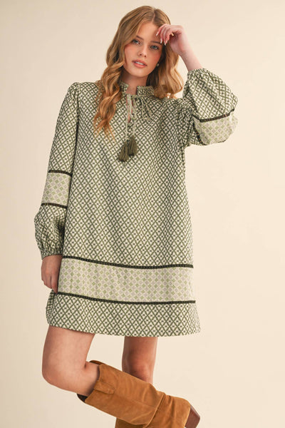 Round Top Mini Dress