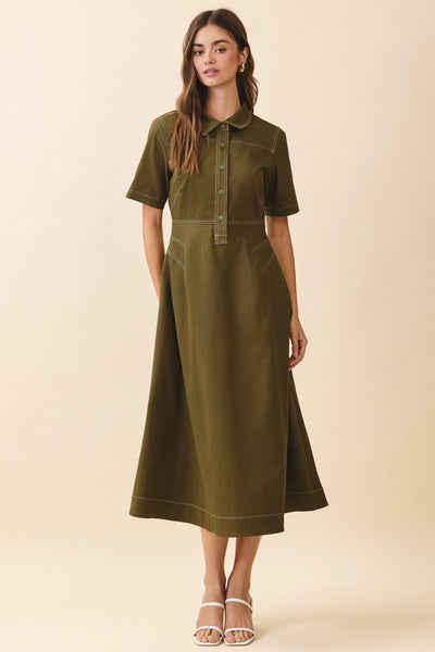 Olive You Midi Dress