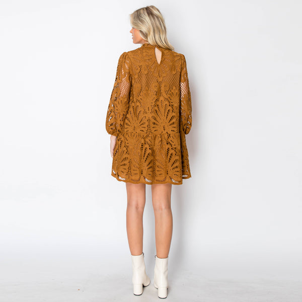 Damask Lace Dress