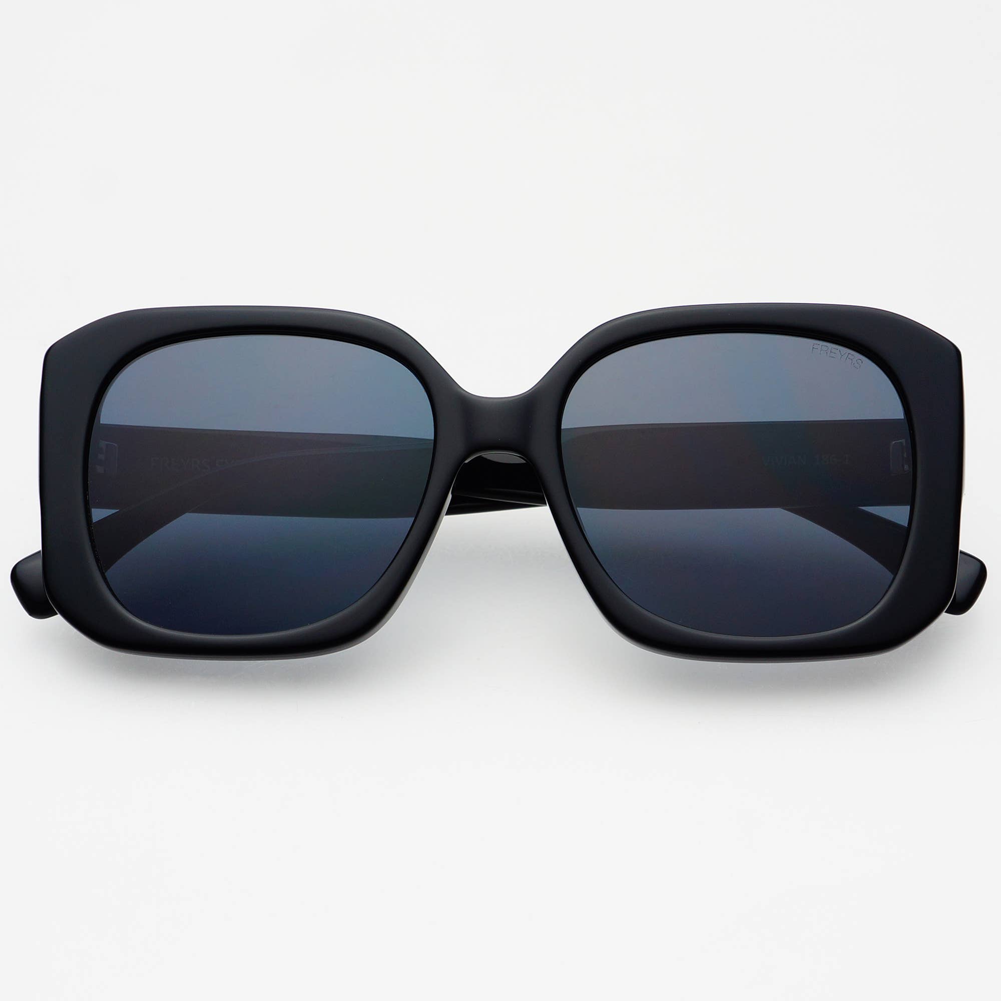 FREYRS Eyewear - Vivian Acetate Womens Octagonal Sunglasses : Black