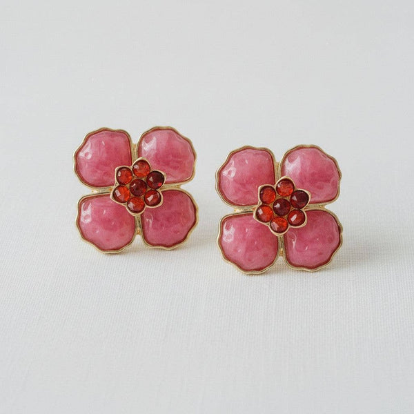 Vintage Rose Earrings