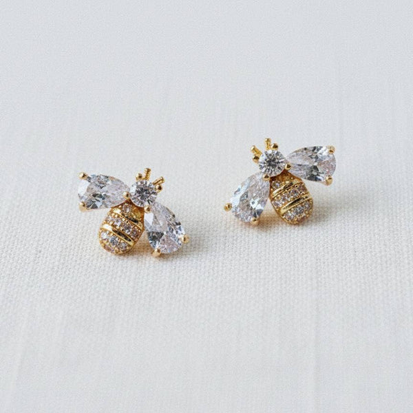In the Clover Bee Earrings