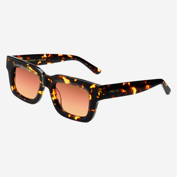 Thomas Rectangular Sunglasses  : Tortoise / Pink