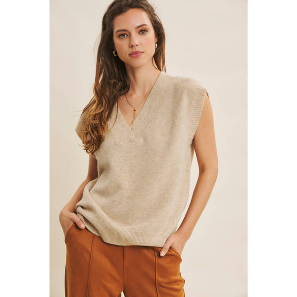 Anika Oversized Sweater Vest