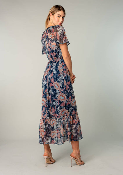 Autumn Flutter Sleeve Dress