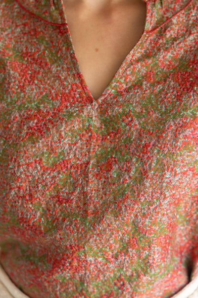 Charlotte Jacquard Top