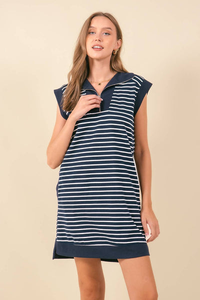 French Striped Dress