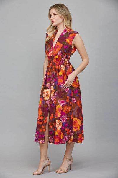 Femme Fatale Floral Dress