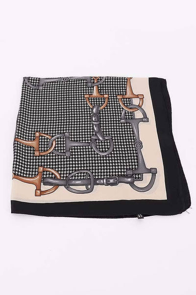 Multi Print Bandana Black