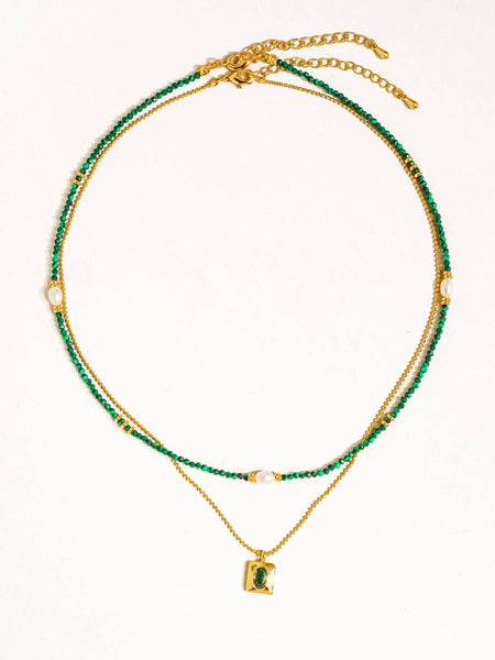 Harlynn Boho Beaded Layer Necklace