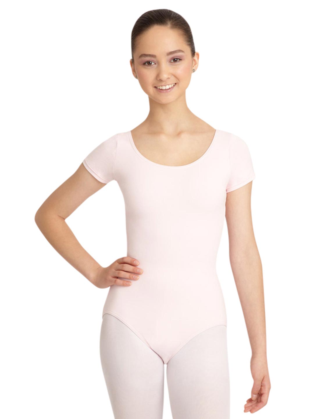 CC 400 Short Sleeve Pink Leotard